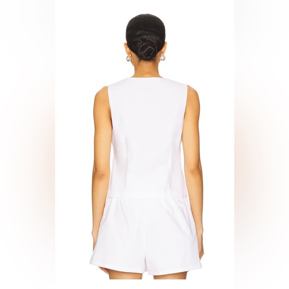 NWT Steve Madden Aliza Top & Malena Shorts Set White Size M - Picture 2 of 10